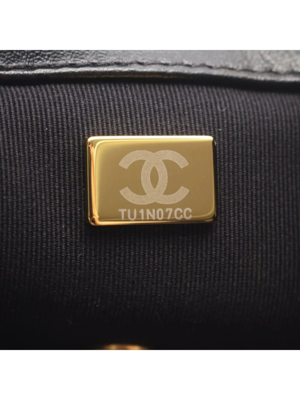 Chanel Backpack 19 Black Lambskin Quilted Small